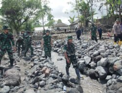 Karya Bhakti Korem 083/Bdj Diikuti 550 Personel di Supiturang, Wujud Kepedulian TNI AD Pasca Bencana