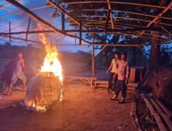 Respon Dumas Sabung Ayam, Polsek Jabon Turun Langsung Datangi Lokasi