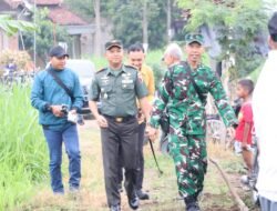 Dandim 0809/Kediri Tinjau Jembatan Gantung Garuda, Pastikan Akses Warga Lancar