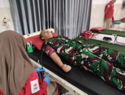 Momentum Berbagi untuk Sesama, Kodim 0819/Pasuruan Gelar Donor Darah