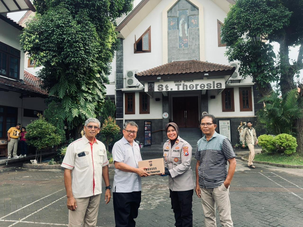 kegiatan sambang dan silaturahmi ke sejumlah gereja