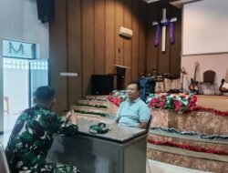 Babinsa Koramil 0820/12 Kraksaan Laksanakan Anjangsana dan Komsos di Gereja Betel Sidomukti
