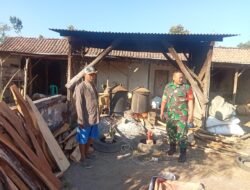 Koramil 0820-07/Wonomerto Monitoring UMKM Di Wilayah Binaan