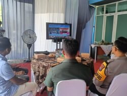 Danramil Purwodadi Hadiri Zoom Meeting Groundbreaking SPPG Polri