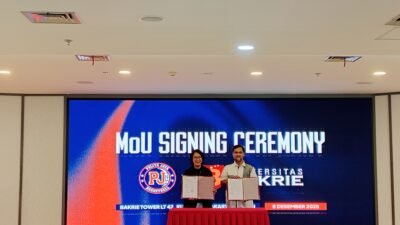 U-Bakrie & Pelita Jaya Jalin Kemitraan Strategis Atlet dan Pendidikan