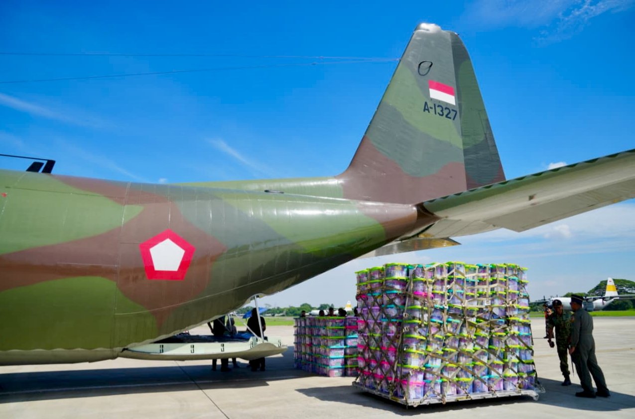 TNI Maksimalkan Armada Udara untuk Menjangkau Daerah Terisolasi