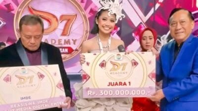 Keren! Tasya Asal Tangsel Juara Dangdut Academy 7, Banjir Virtual Gift