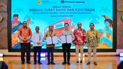 Freeport Serahkan Gedung Sains UNCEN untuk Perkuat Riset Papua