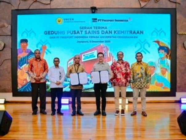 Freeport Serahkan Gedung Sains UNCEN untuk Perkuat Riset Papua