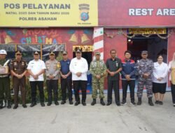 Bupati Asahan Tinjau Pos Pelayanan Libur Nataru