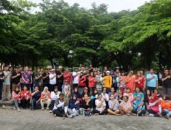 Dinas Perkim Kota Kediri Bersama Warga Gelar Senam dan Kerja Bakti