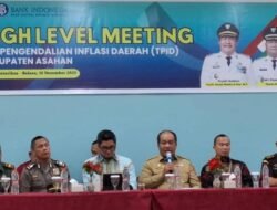 Camat Kota Kisaran Timur Hadiri High Level Meeting TPID