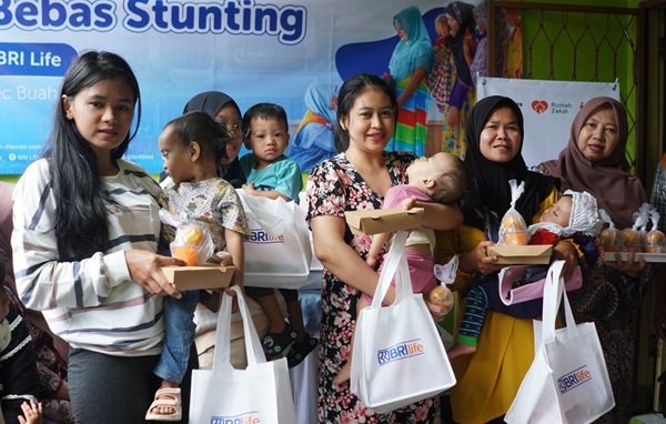 BRI Life Cegah Stunting Balita melalui Intervensi Gizi