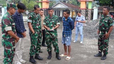 Dandim 0807/Tulungagung Tinjau Pembangunan Koperasi Desa Merah Putih