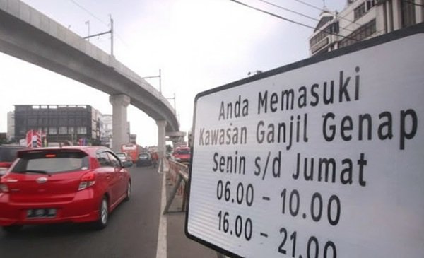 Ganjil Genap Jakarta Tidak Berlaku saat Libur Isra Mikraj