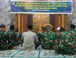 Kodim 0820/Probolinggo geler Doa Bersama di Masjid Al Hidayah Kodim