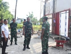 Danrem Untoro Tinjau 2 Lokasi Pembangunan KDKMP di Ngawi