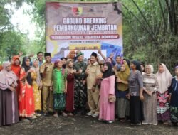 Dandim 0819/Pasuruan Pimpin Groundbreaking Pembangunan Jembatan