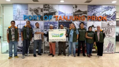 Pelindo Regional 2 Tanjung Priok Bantu Perbaikan Sarana SD Juara Jakarta Utara