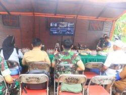 Kodim Probolinggo Mengikuti Vidcon Percepatan Pembangunan Koperasi Desa/Kelurahan Merah Putih