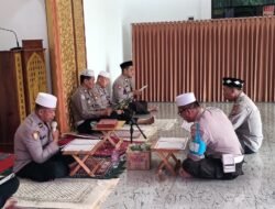 Polsek Buduran Rutin Gelar Khotmil Qur’an, Perkuat Keimanan Personel