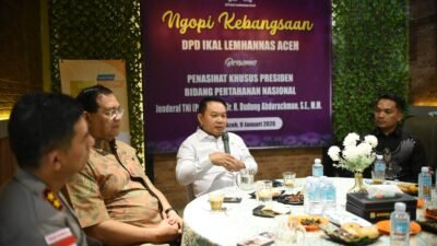 Penasihat Khusus Presiden ‘Ngopi Kebangsaan’ Bareng Alumni Lemhannas Aceh