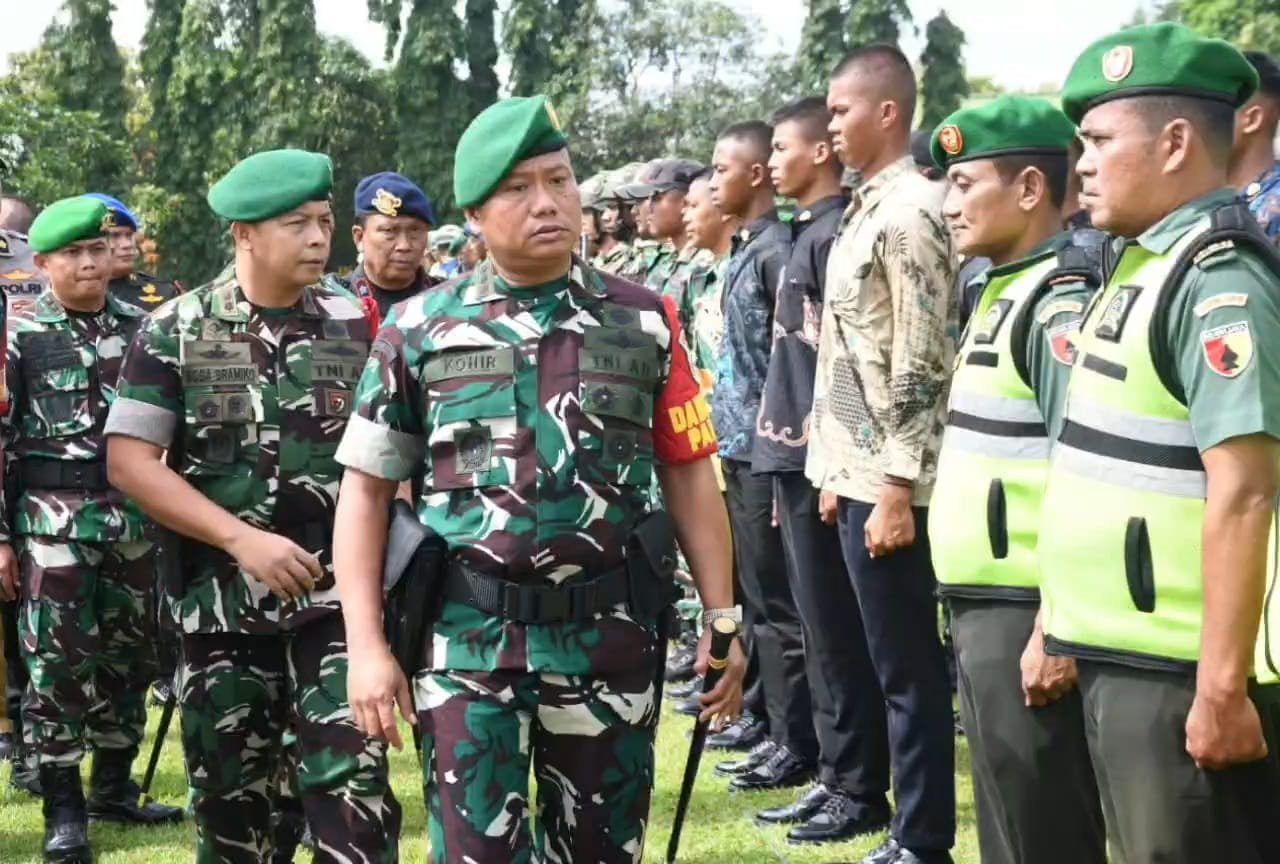 Kunjungan Presiden RI, Dandim 0819 Pasuruan Hadiri Apel Gelar Pasukan Pengamanan VVIP