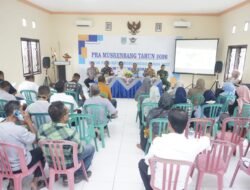 Babinsa Kelurahan Wiroborang Hadiri Kegiatan Pra Musrenbang