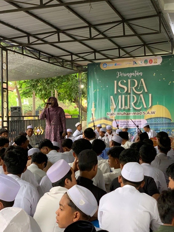 memperingati Isra’ Mikraj Nabi Muhammad SAW, SMP Negeri 4 Pasuruan