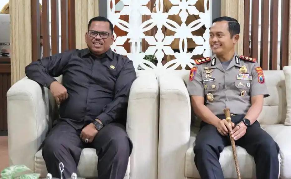 Ketua DPRD Kabupaten Pasuruan Terima Silaturahmi Kapolres Pasuruan yang Baru