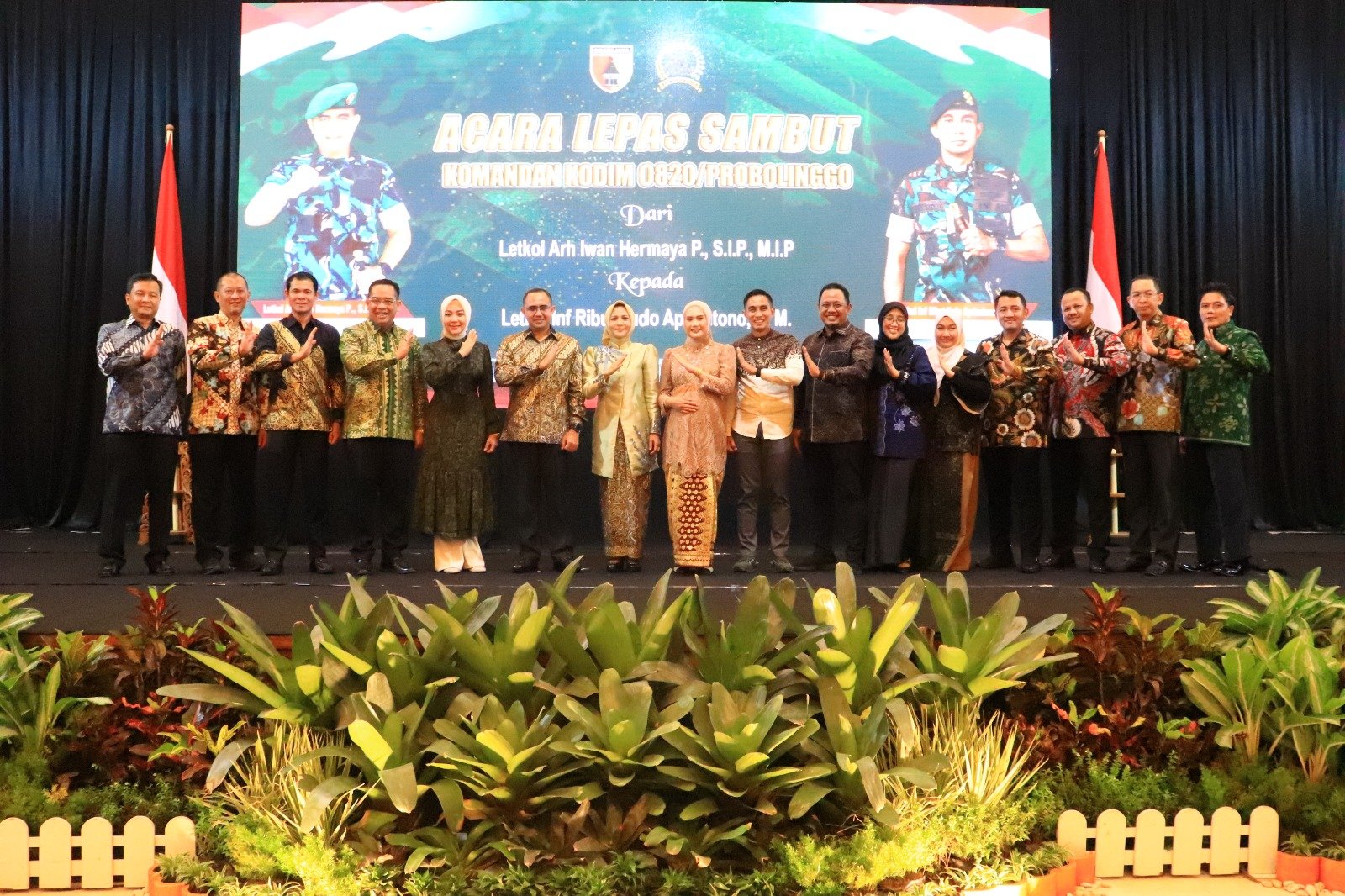 lepas sambut Komandan Kodim (Dandim) 0820/Probolinggo