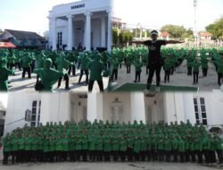 Persit KCK XXXIII Kodim Pasuruan Gelar Pertemuan Gabungan Disertai Olahraga Bersama