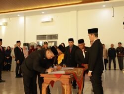 Bupati Aceh Barat Lantik Sejumlah Pejabat Struktural dan Fungsional