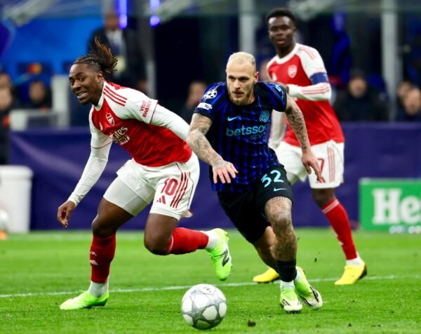 Inter Milan Tumbang 1-3 di Kandang, Arsenal Raih Poin Penting