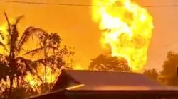 Kebakaran Pipa Gas di Indragiri Hilir Riau, Polisi Prioritaskan Keselamatan Warga