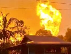 Kebakaran Pipa Gas di Indragiri Hilir Riau, Polisi Prioritaskan Keselamatan Warga