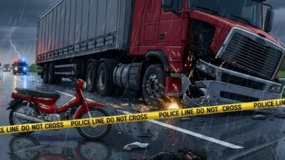 Lansia Kecelakaan di Daan Mogot