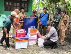 Koramil Pakuniran Dampingi dan Amankan Penyaluran Bantuan di Wilayah Binaan