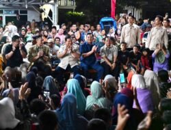 Presiden Prabowo Rayakan Tahun Baru Bersama Pengungsi