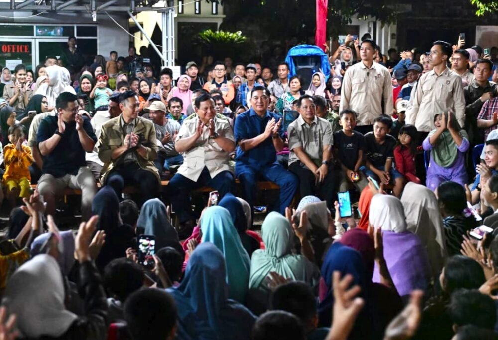 Presiden Prabowo Rayakan Tahun Baru Bersama Pengungsi