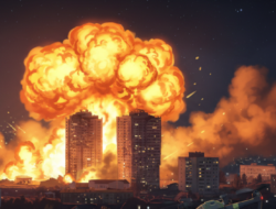 Depot Minyak di Penza Rusia Terbakar usai Serangan Drone