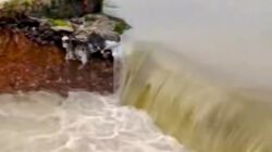 Tanggul Irigasi Tarum Barat Jebol, 400 KK Terdampak Banjir di Karawang