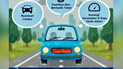 Tips Aman Berkendara Saat Musim Hujan