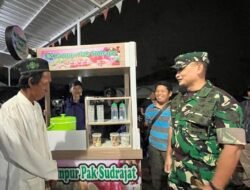 Dorong UMKM, Dandim 0501/JP Serahkan Gerobak Es Campur ke Sudrajat