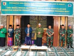 Kodim 0820/Probolinggo Gelar Peringatan Isra Mi’raj untuk Karakter Prajurit