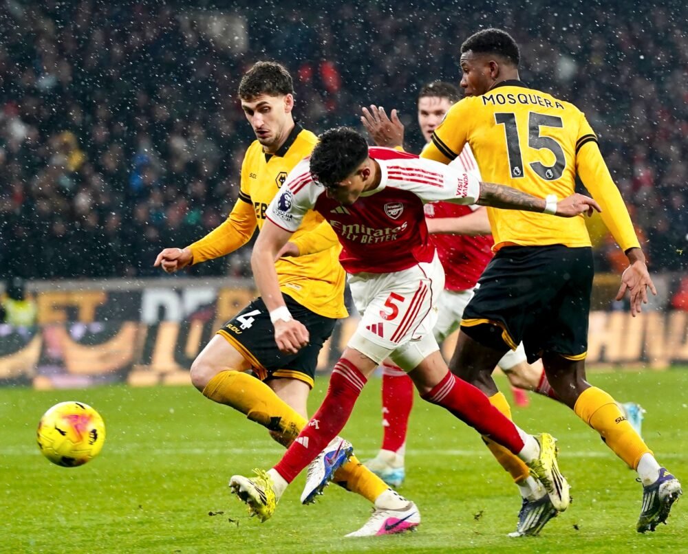 Arsenal Kehilangan Poin Penuh di Markas Wolves, Kebobolan pada Menit Akhir