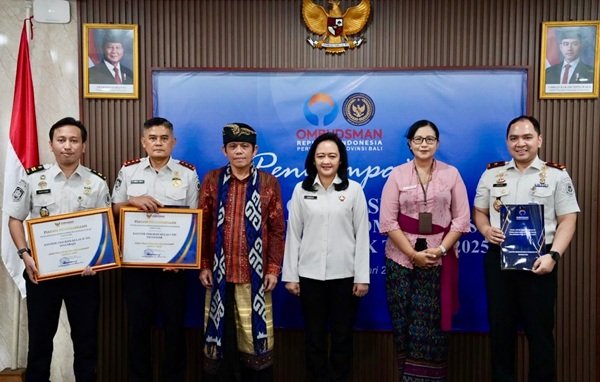 Penguatan Kualitas Pelayanan Publik, Kakanwil Ditjenim Bali Hadiri Penyampaian Opini Ombudsman RI Tahun 2025