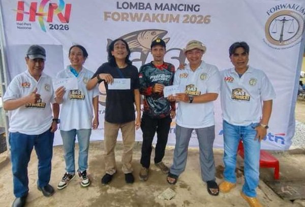 Forwakum Meriahkan HPN 2026 dengan Lomba Mancing, Ini Dia Juaranya