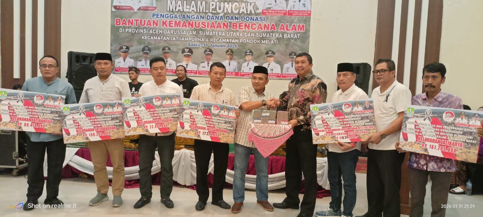 malam puncak penggalangan dana