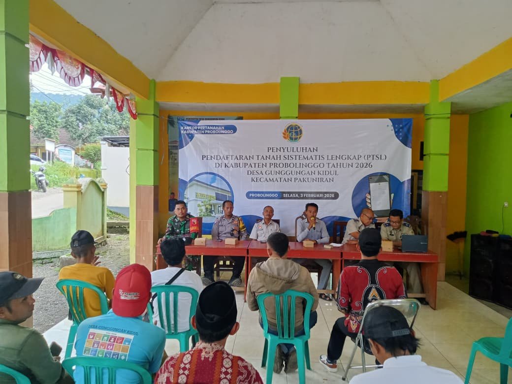 kegiatan penyuluhan Pendaftaran Tanah Sistematis Lengkap